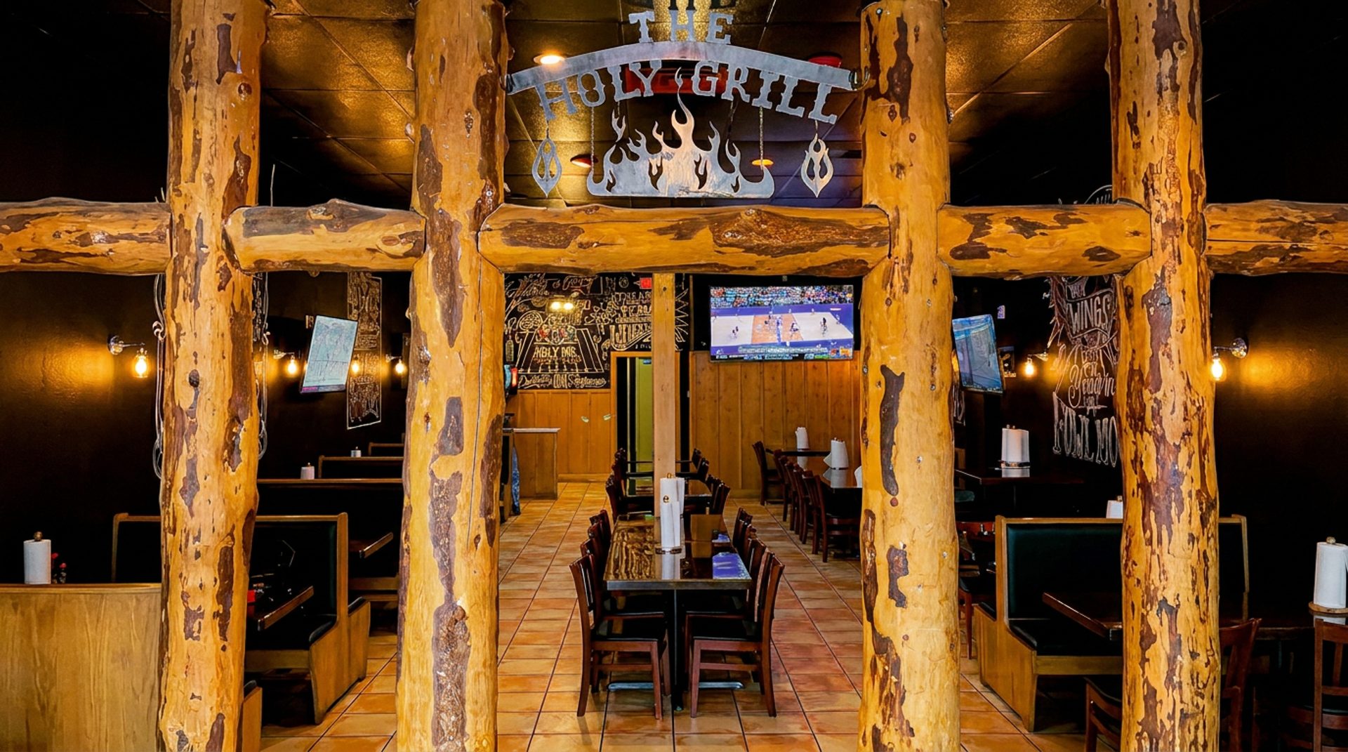 The dining room