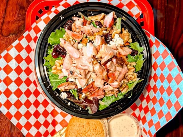 Chicken Cranberry Walnut Salad.