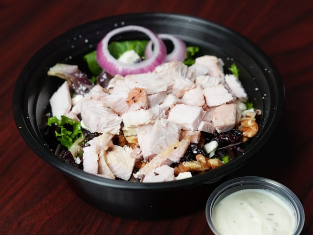 Turkey Cranberry Walnut Salad.
