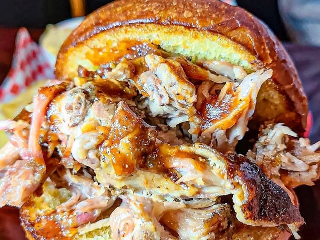 Pulled Pork Sandwich.